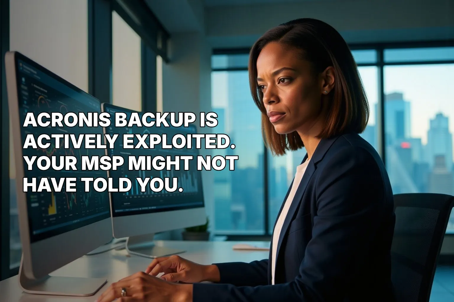 Acronis Backup Is Actively Exploited. Your MSP Might Not Have Told You.