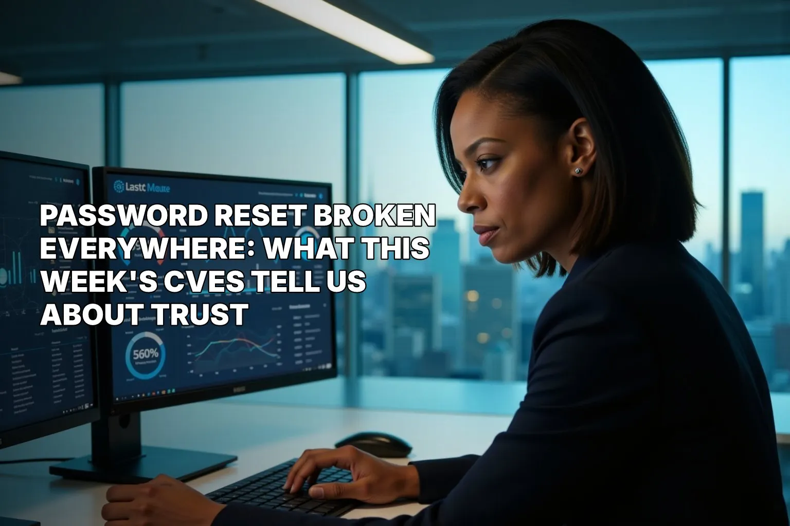 Password Reset Broken Everywhere: What This Week's CVEs Tell Us About Trust