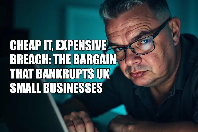 Cheap IT, Expensive Breach: The Bargain That Bankrupts UK Small Businesses