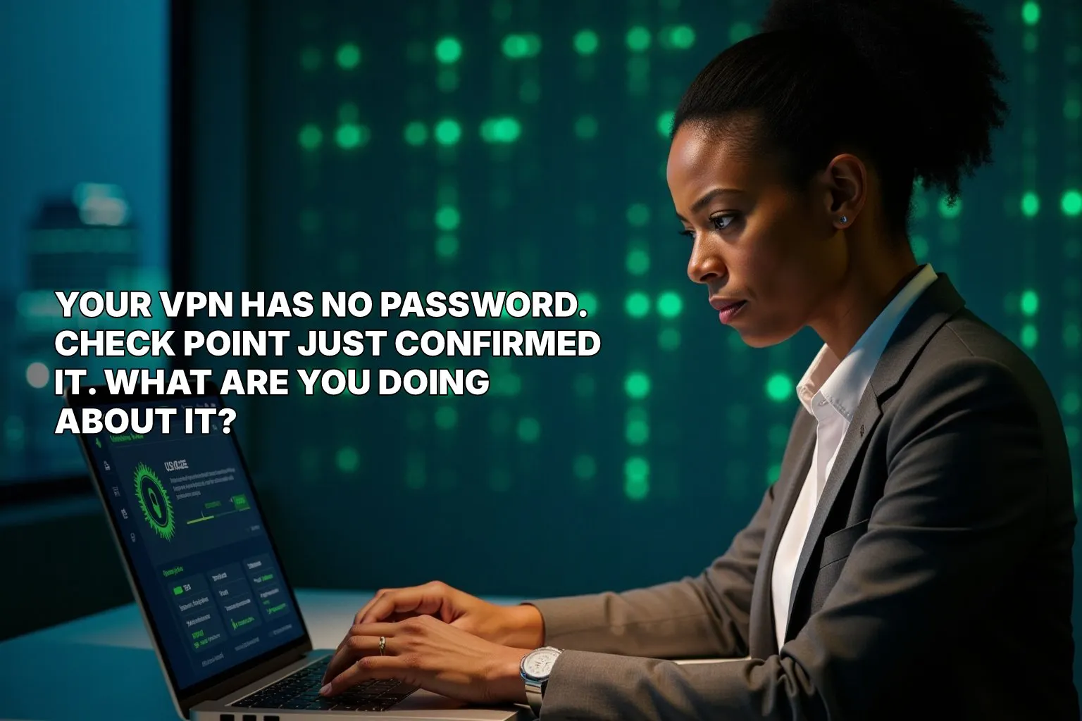 Your VPN Has No Password. Check Point Just Confirmed It. What Are You Doing About It?