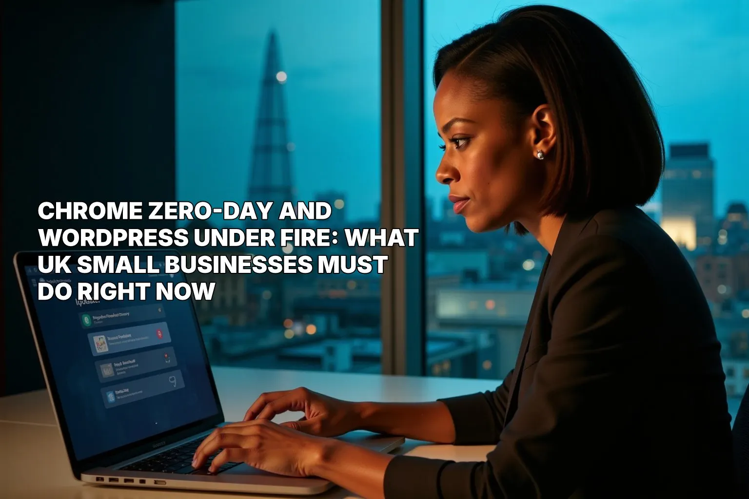 Chrome Zero-Day and WordPress Under Fire: What UK Small Businesses Must Do Right Now