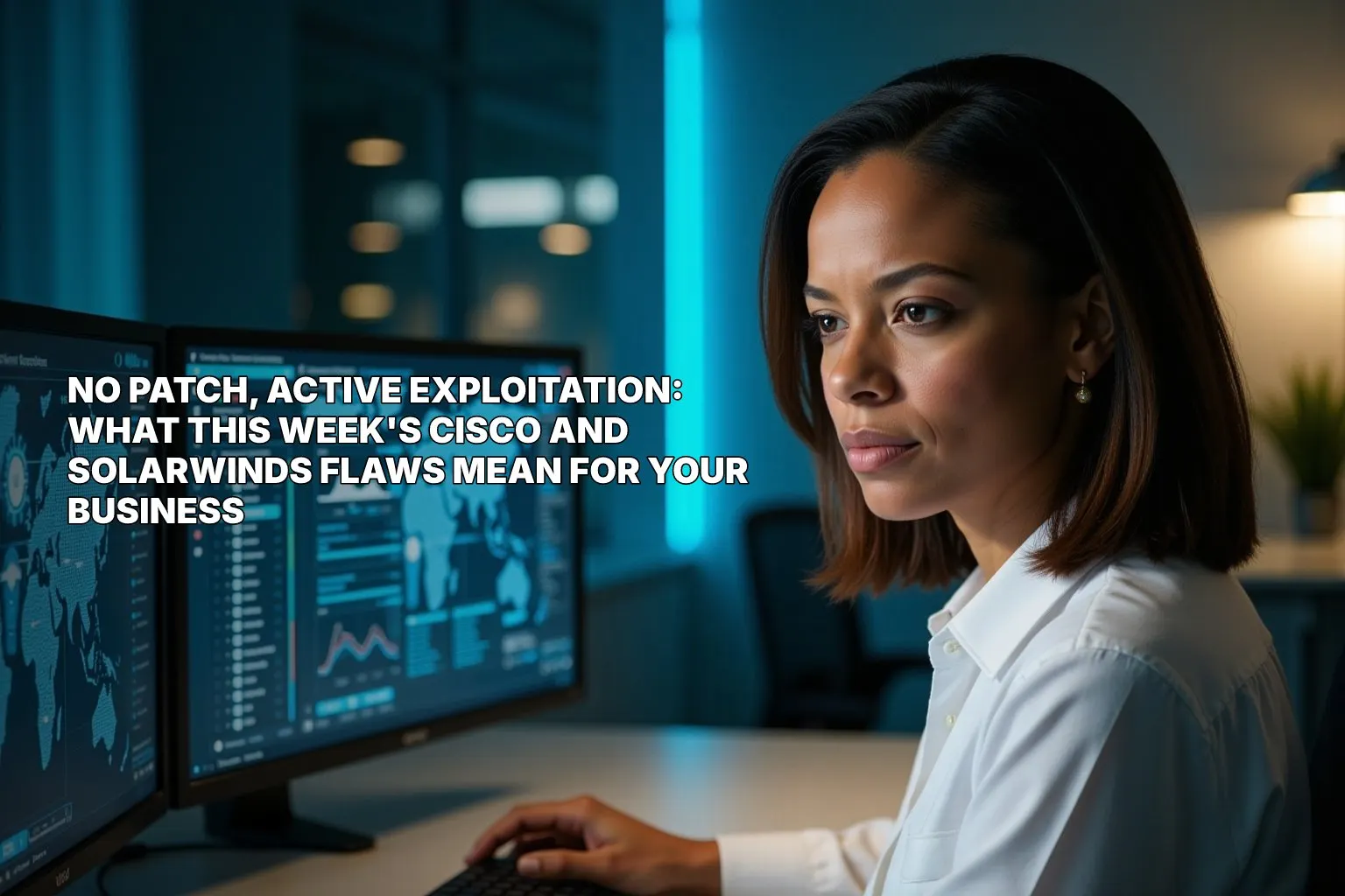 No Patch, Active Exploitation: What This Week's Cisco and SolarWinds Flaws Mean for Your Business
