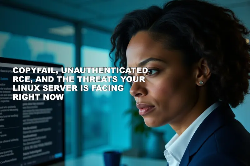 CopyFail, Unauthenticated RCE, and the Threats Your Linux Server Is Facing Right Now