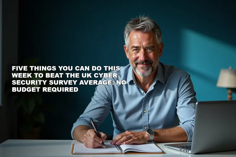 Five Things You Can Do This Week to Beat the UK Cyber Security Survey Average: No Budget Required