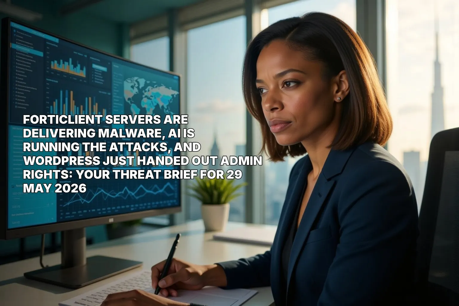FortiClient Servers Are Delivering Malware, AI Is Running the Attacks, and WordPress Just Handed Out Admin Rights: Your Threat Brief for 29 May 2026