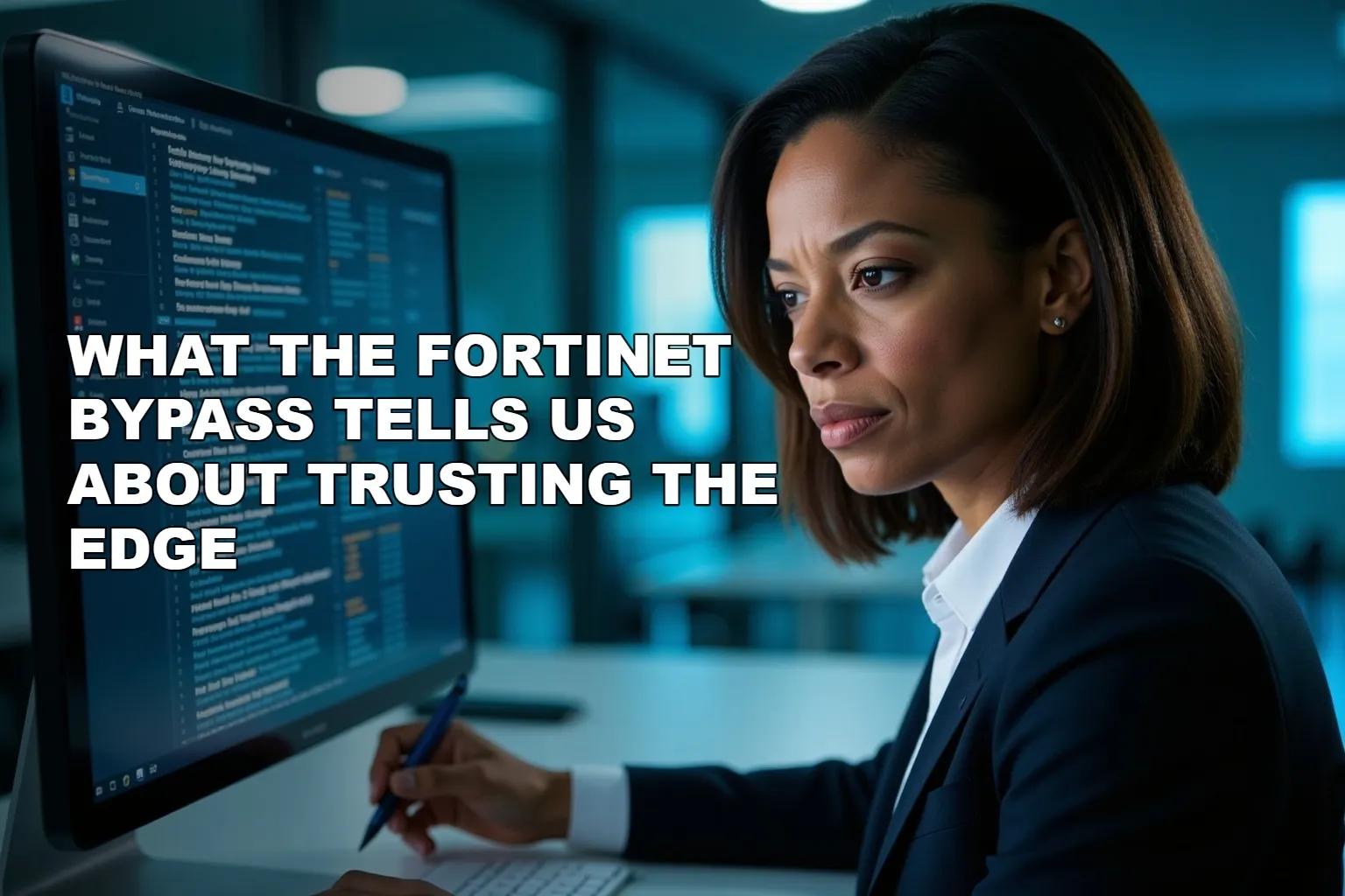 What the Fortinet Bypass Tells Us About Trusting the Edge