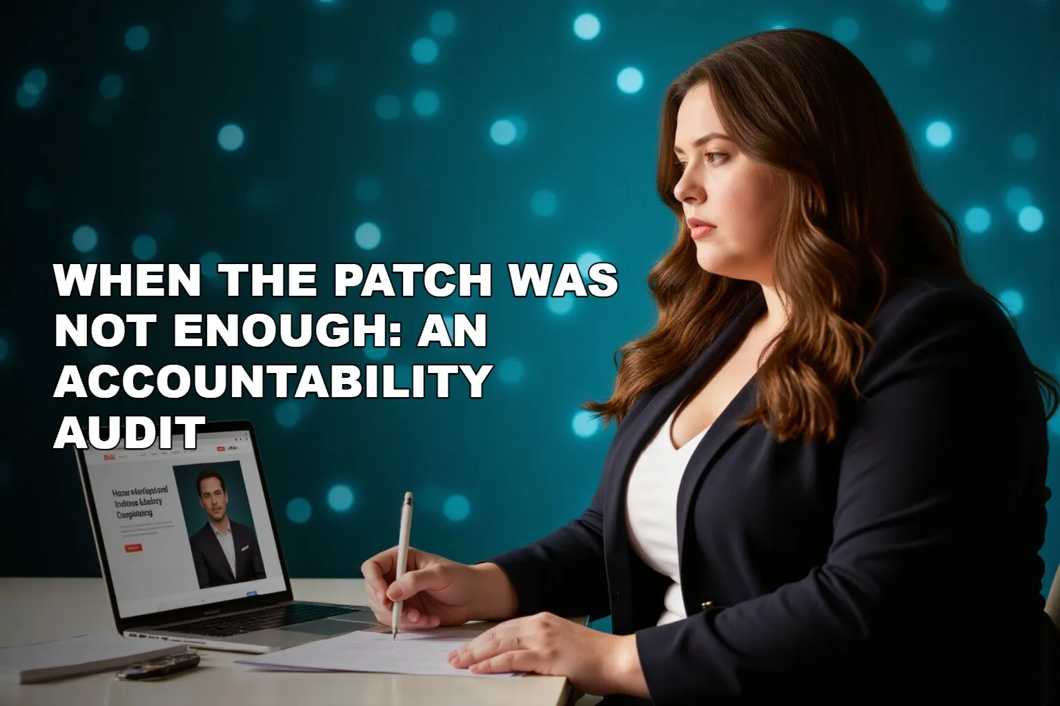 When the Patch Was Not Enough: An Accountability Audit