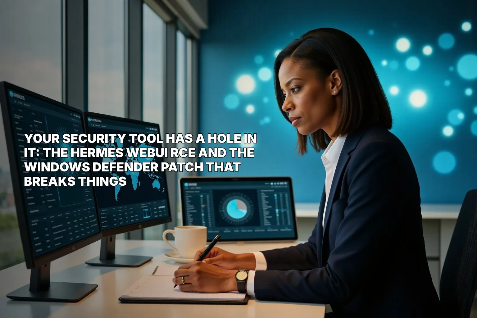 Your Security Tool Has a Hole in It: The Hermes WebUI RCE and the Windows Defender Patch That Breaks Things