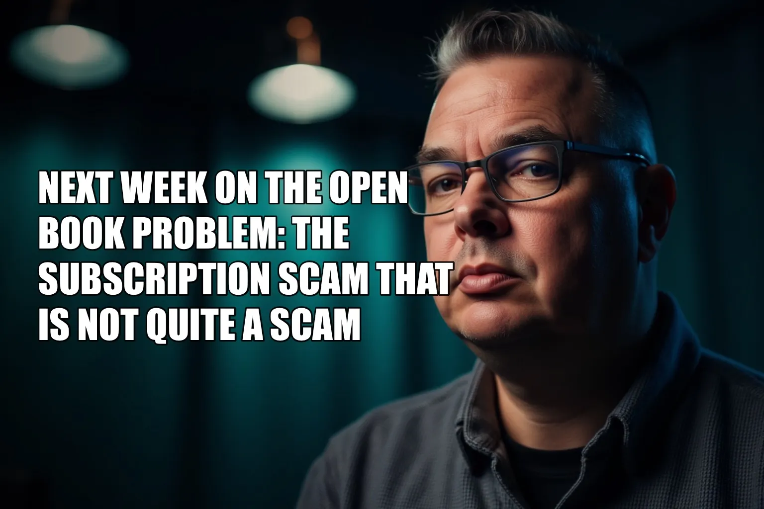 Next Week on The Open Book Problem: The Subscription Scam That Is Not Quite a Scam