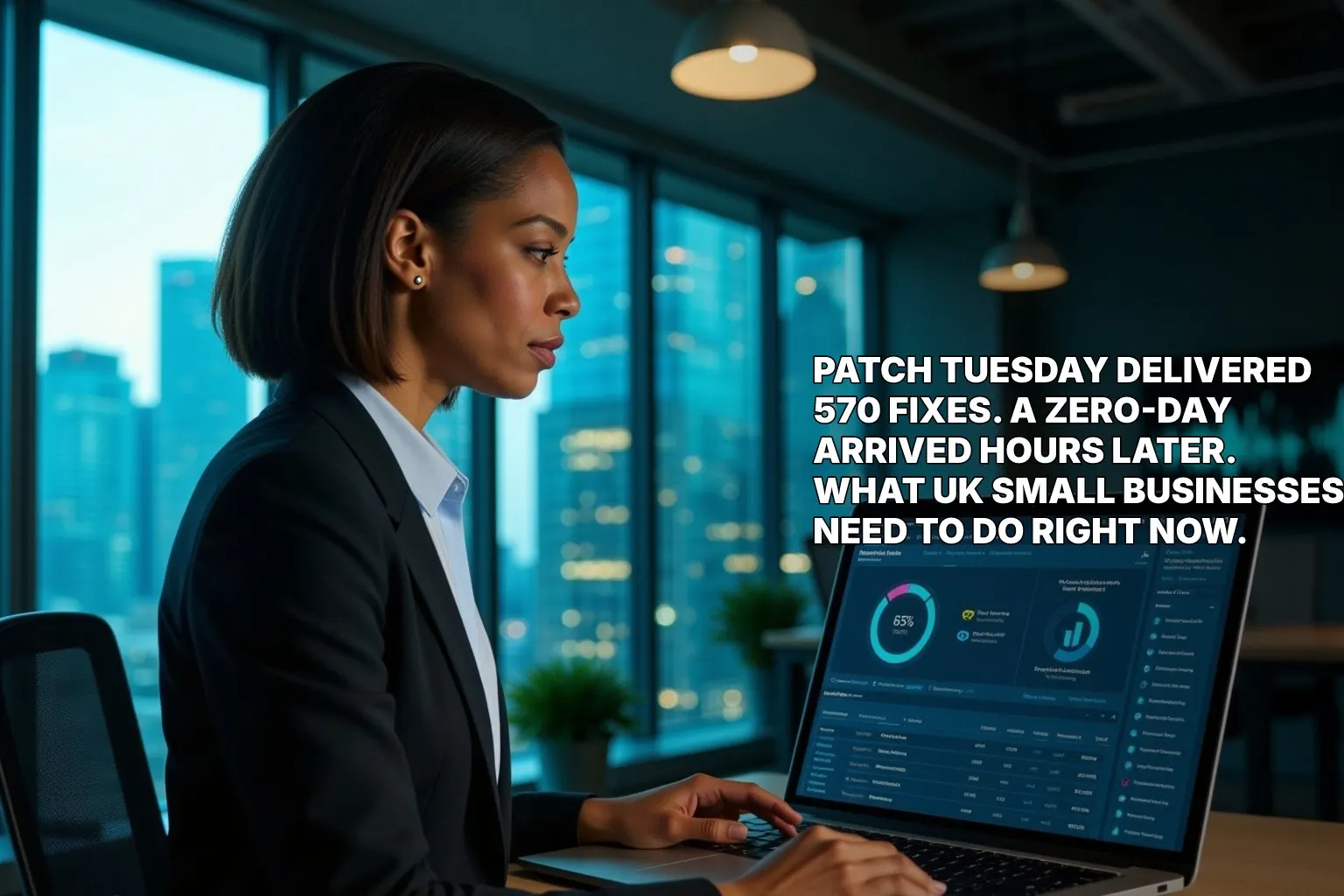 Patch Tuesday Delivered 570 Fixes. A Zero-Day Arrived Hours Later. What UK Small Businesses Need to Do Right Now.