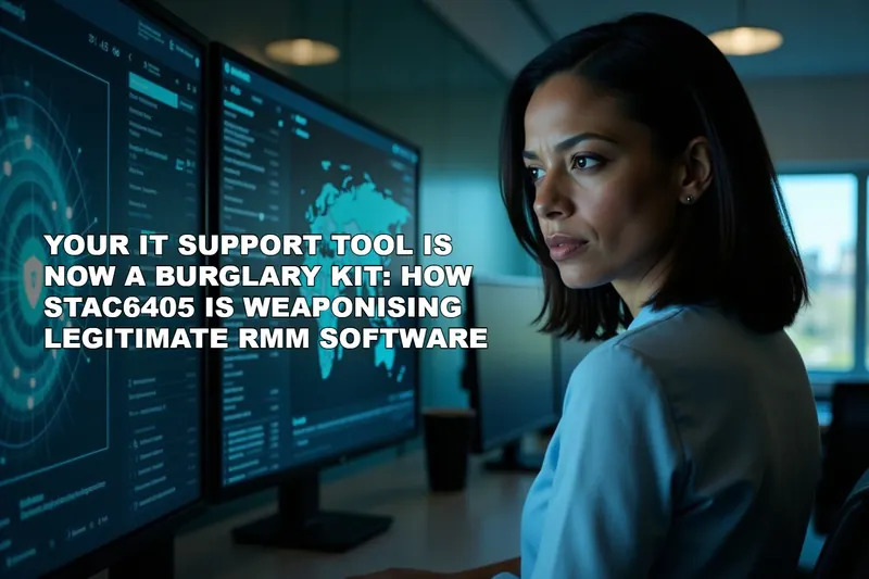 Your IT Support Tool Is Now a Burglary Kit: How STAC6405 Is Weaponising Legitimate RMM Software