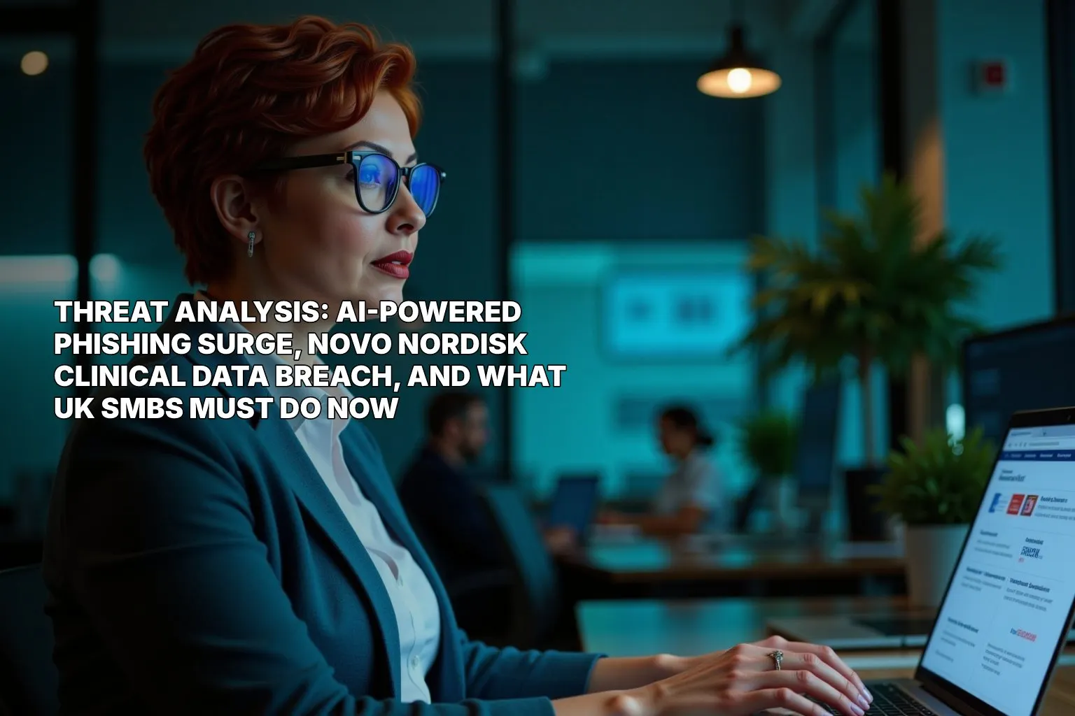 Threat Analysis: AI-Powered Phishing Surge, Novo Nordisk Clinical Data Breach, and What UK SMBs Must Do Now