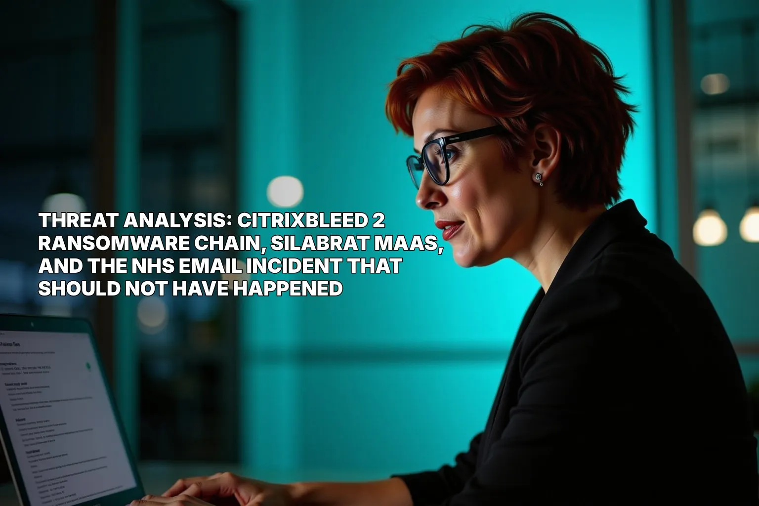 Threat Analysis: CitrixBleed 2 Ransomware Chain, SilabRAT MaaS, and the NHS Email Incident That Should Not Have Happened