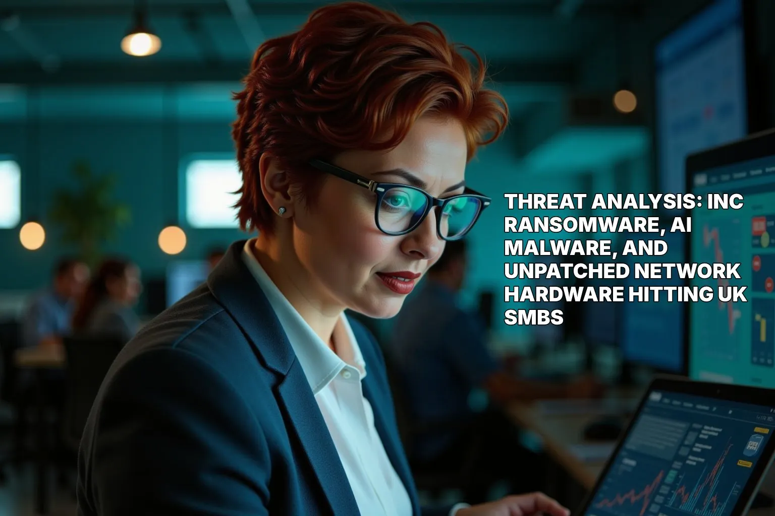 Threat Analysis: INC Ransomware, AI Malware, and Unpatched Network Hardware Hitting UK SMBs