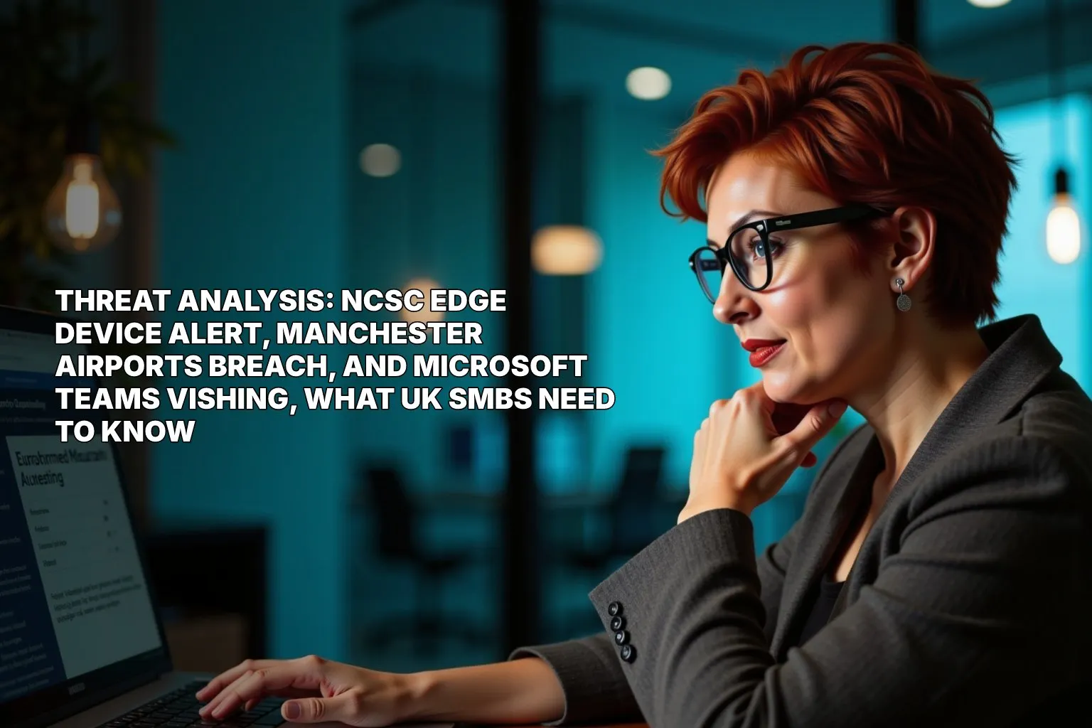 Threat Analysis: NCSC Edge Device Alert, Manchester Airports Breach, and Microsoft Teams Vishing, What UK SMBs Need to Know