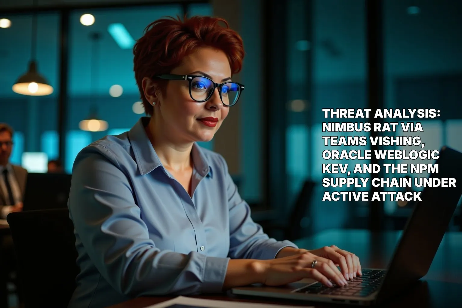 Threat Analysis: Nimbus RAT via Teams Vishing, Oracle WebLogic KEV, and the npm Supply Chain Under Active Attack