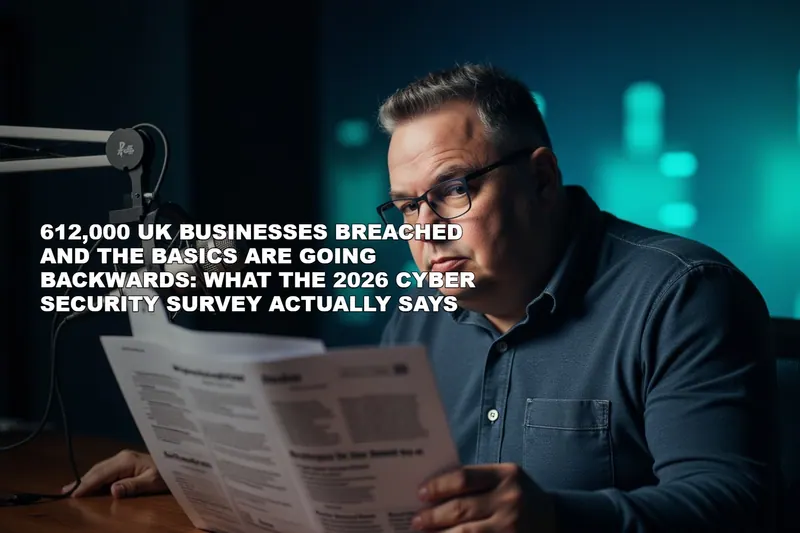 612,000 UK Businesses Breached and the Basics Are Going Backwards: What the 2026 Cyber Security Survey Actually Says