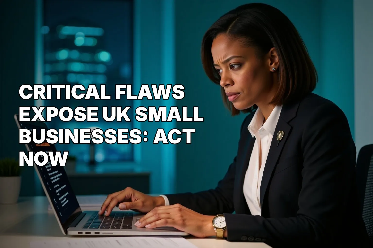 Critical Flaws Expose UK Small Businesses: Act Now