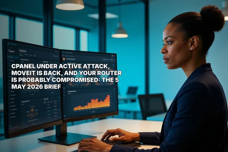 cPanel Under Active Attack, MOVEit Is Back, and Your Router Is Probably Compromised: The 5 May 2026 Brief
