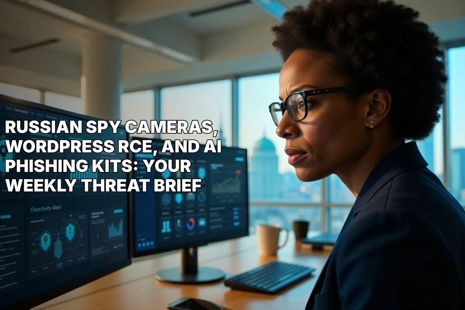 Russian Spy Cameras, WordPress RCE, and AI Phishing Kits: Your Weekly Threat Brief